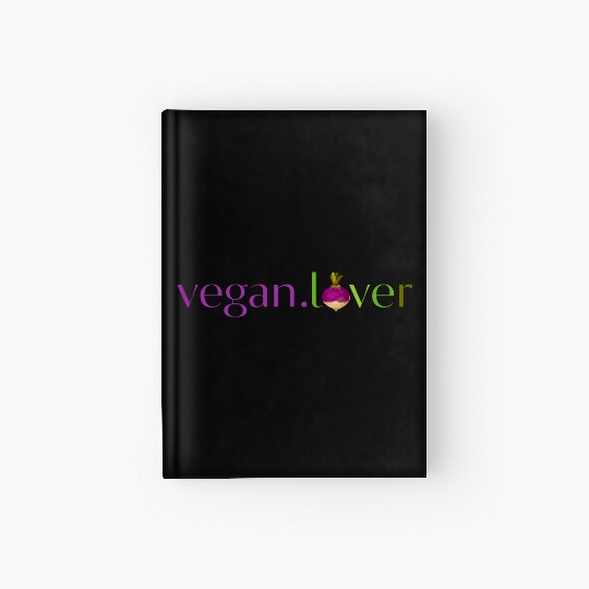 Vegan lover turnip Hardcover Journal