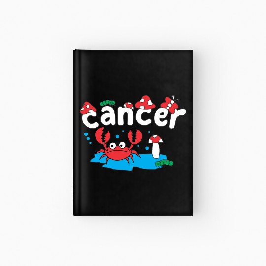 CANCER ZODIAC Hardcover Journal