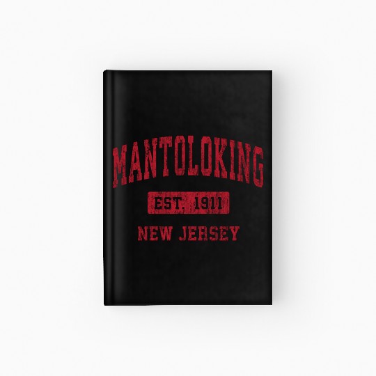 Mantoloking New Jersey Nj Sports Red Hardcover Journal