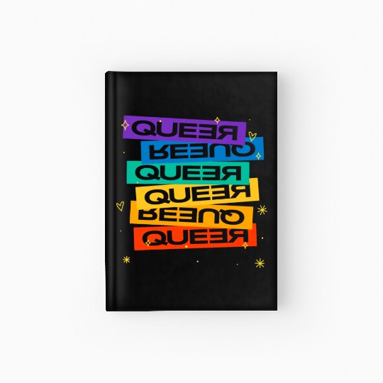 Queer Hardcover Journal Gay Pride Month Pride Day Rainbow