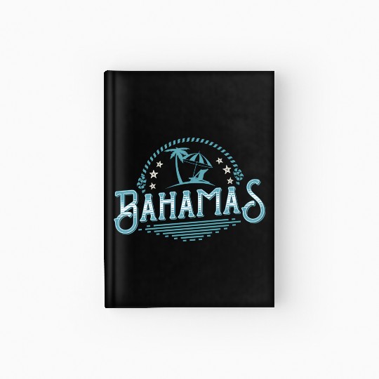 Proud Bahamas Bahamians Flag sau Hardcover Journal
