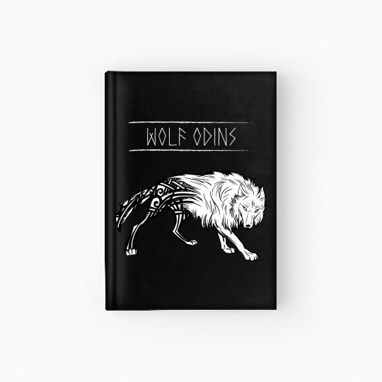 Freki Geri Wolf Odin Wotan Nordic God Valhalla Hardcover Journal
