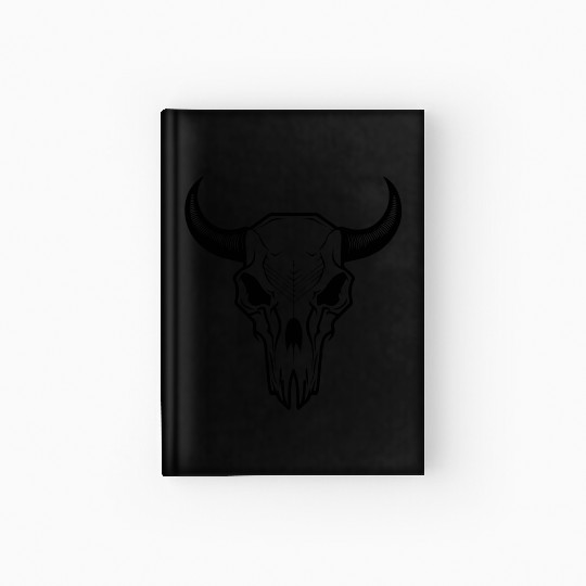 Cow Skull Boho Hardcover Journal