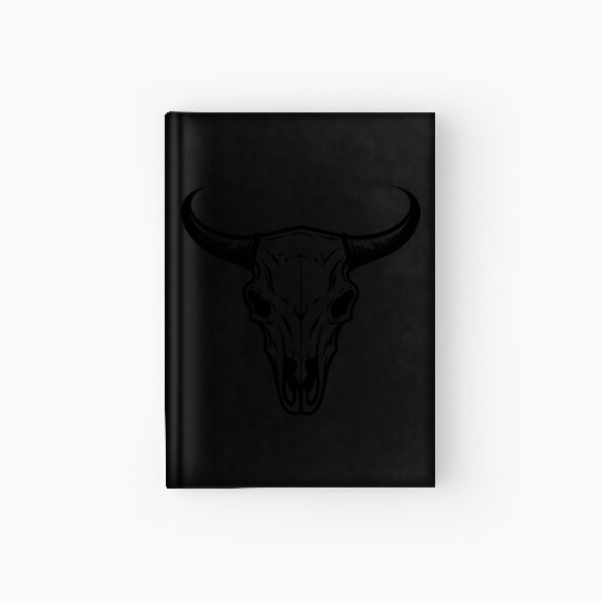 Cow Skull Boho Hardcover Journal
