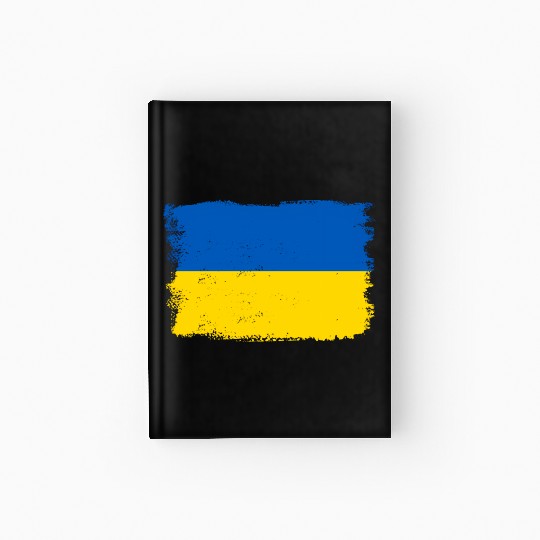 Ukraine Flag Ukrainian Flag Ukraine Hardcover Journal