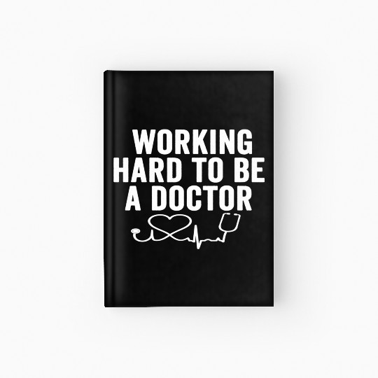 Medical Doctor Med School Major Physician Grad Hardcover Journal