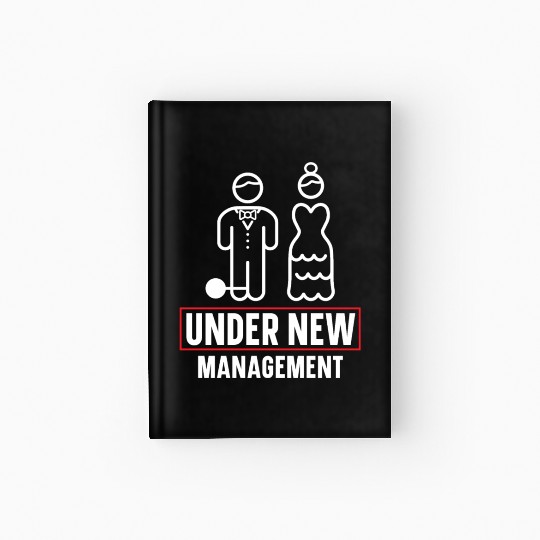 Bride And Groom Wedding Day Marriage Just Married Hardcover Journal