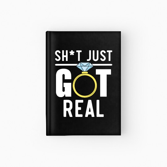 Bride And Groom Wedding Day Marriage Just Married Hardcover Journal