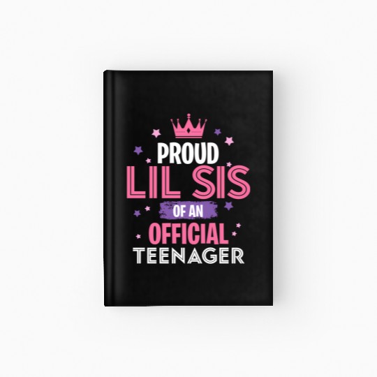 Proud Little Sister Of An Officialnager 13Th Hardcover Journal