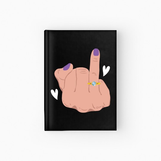 Bride And Groom Wedding Day Marriage Just Married Hardcover Journal