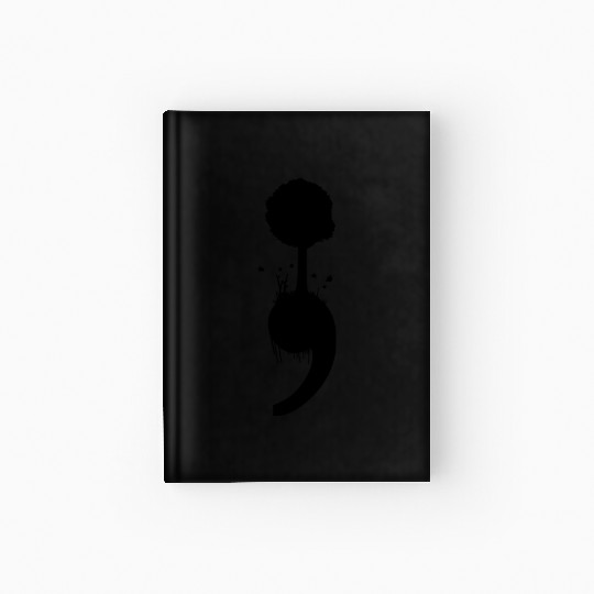 Semicolon Tree Suicide Depression Prevention Hardcover Journal
