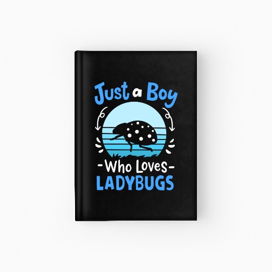 Ladybug Insect Ladybug Lover Retro Hardcover Journal