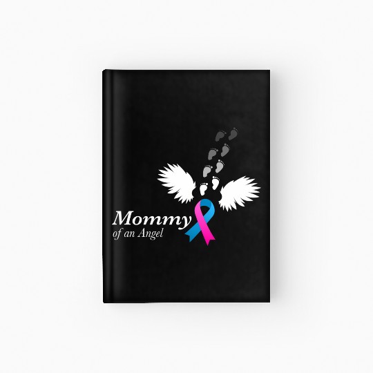 Angel Mommy Miscarriage Awareness Infant Mother Hardcover Journal