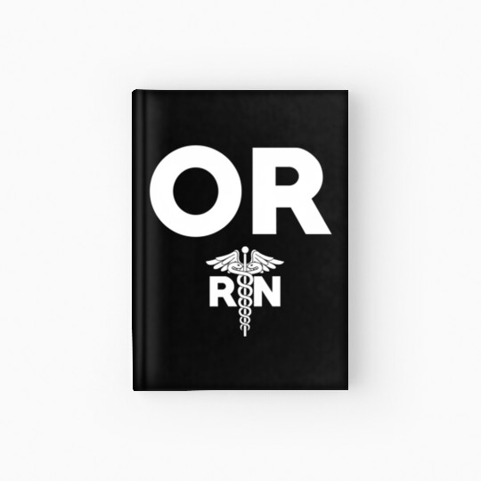 Operating Room Registered Nurse Hotal Rn Staff Hardcover Journal
