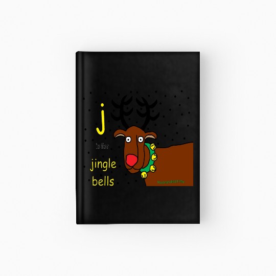 j is for jingle bells Hardcover Journal