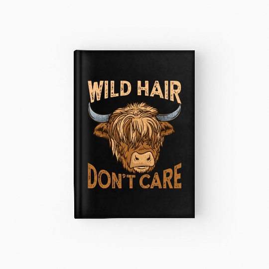 Highland Cow Cattle Scottish Farmer Hardcover Journal