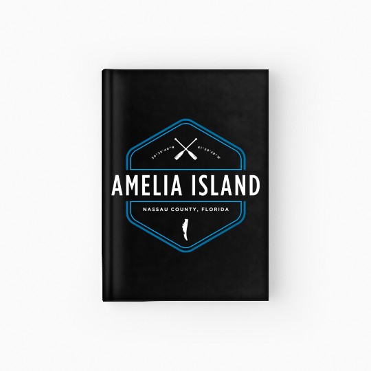 Amelia Island Florida Beach Hardcover Journal