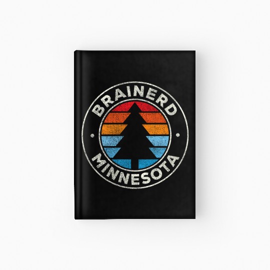 Brainerd Minnesota Mn 70S Hardcover Journal