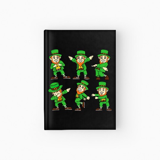 Dancing Leprechauns St Patrick'S Day Hardcover Journal