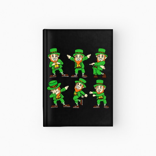Dancing Leprechauns St Patrick'S Day Hardcover Journal