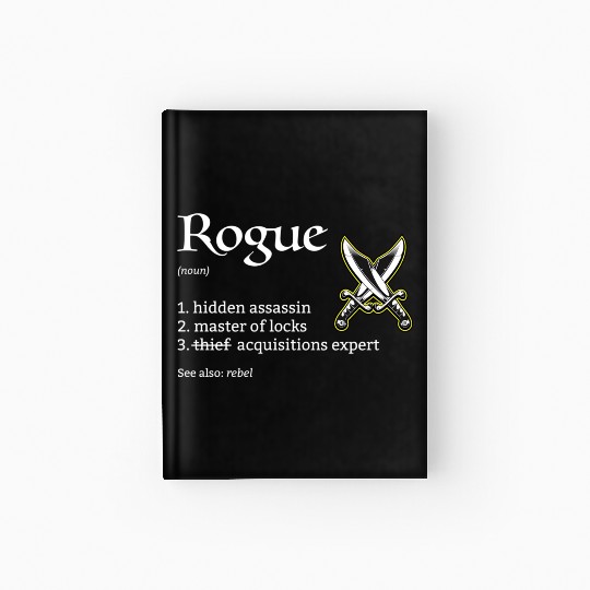 Rogue Class Definition Dungeons And Rpg Dragons Hardcover Journal