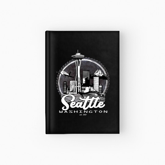 Seattle Pacific Northwest Emerald City Hardcover Journal