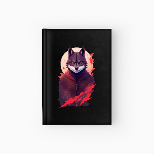 Ninja Style: The Cute Wolf Face with a Twist of Me Hardcover Journal