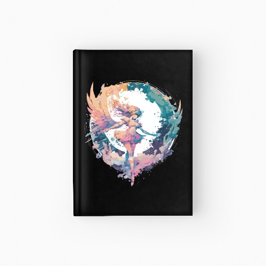 Watercolor Fairy Fairycore Grunge Pastel Goth Aest Hardcover Journal
