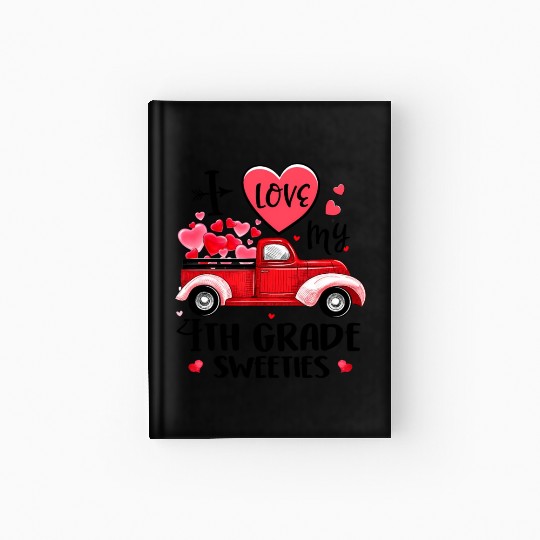 Ph Truck Day 4Th Grade Teacher Hardcover Journal