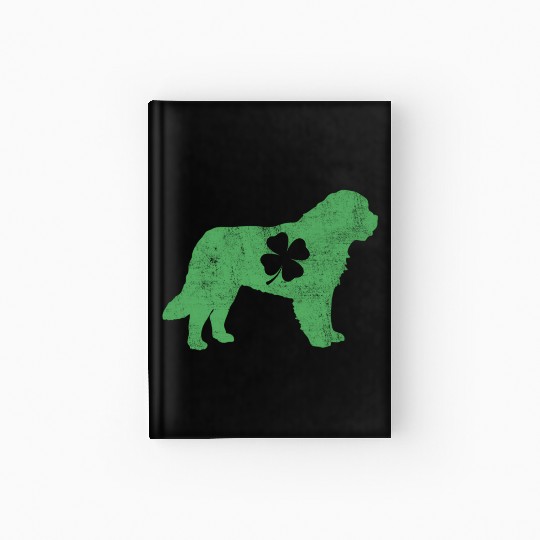 Awesome Bernard Saint Patrick'S Day Dog Dad Mom Hardcover Journal