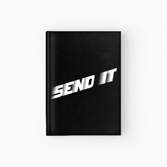 Dirt Bike Send It Motocross Hardcover Journal