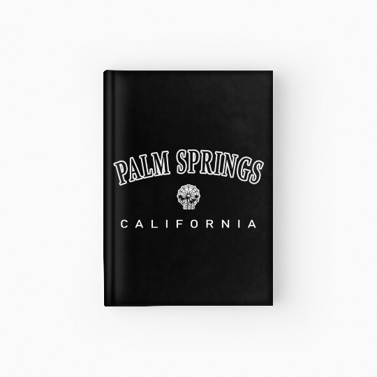 Palm Springs California Ferris Wheel Palm Trees Hardcover Journal