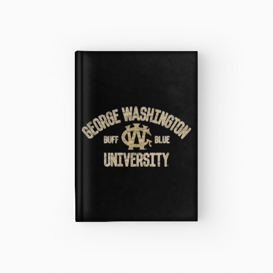 George Washington Colonials Arch Over Team Color Hardcover Journal