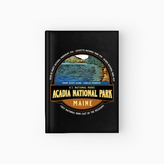 Acadia National Park Maine Vacation Hardcover Journal