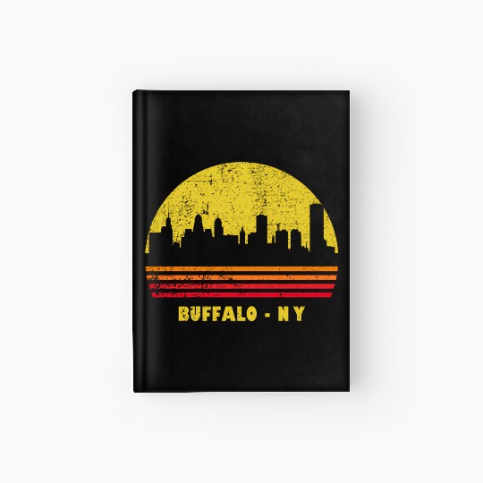 Sunset Buffalo Ny yline Hardcover Journal