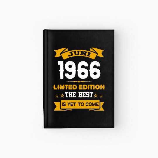 June 1966 Birthday Surprise Hardcover Journal