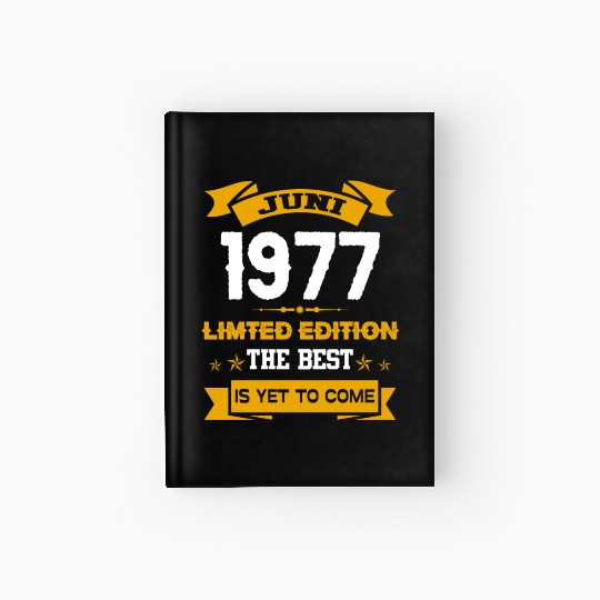 June 1977 Birthday Surprise Hardcover Journal