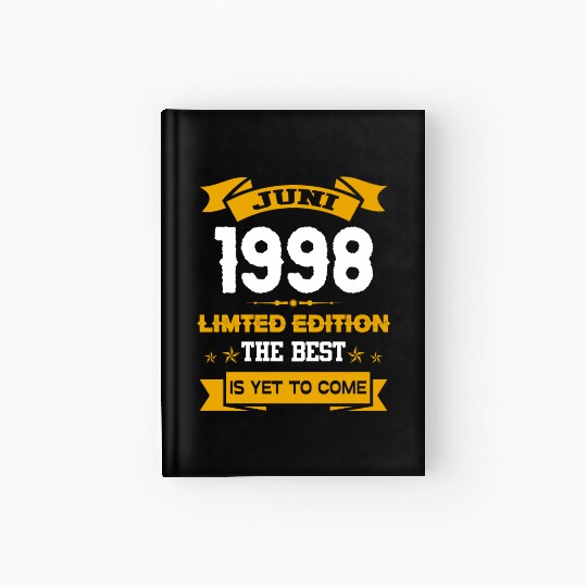 June 1998 Birthday Surprise Hardcover Journal