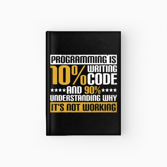 Software Developer Binary Computer Science Funny P Hardcover Journal
