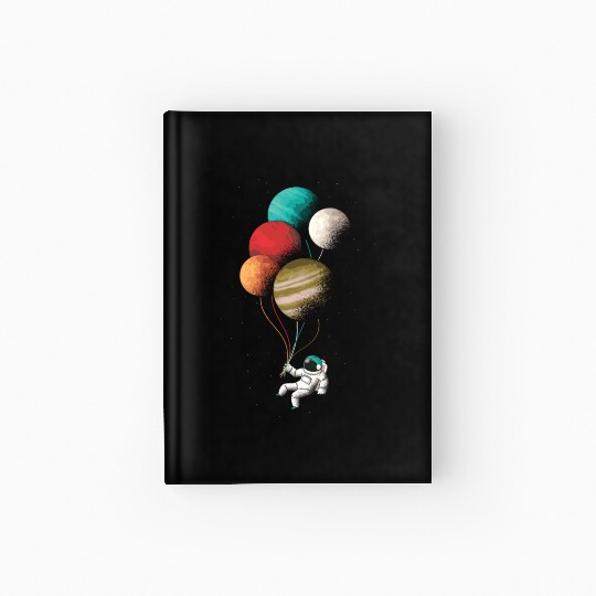 Astronaut Balloons Hardcover Journal