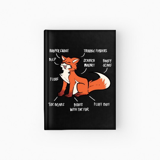 Anatomy Of A Fox Fox Hardcover Journal