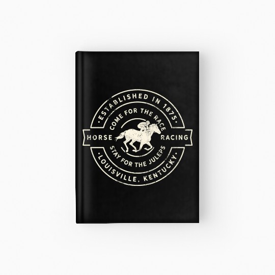 Derby Day Kentucky Horse Racing And Mint Juleps Hardcover Journal