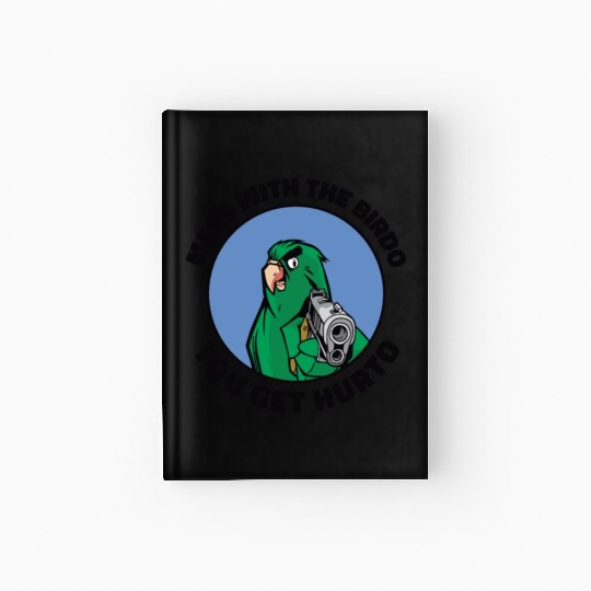 Bird Cartoon Birdwatching Bird Owner Hardcover Journal