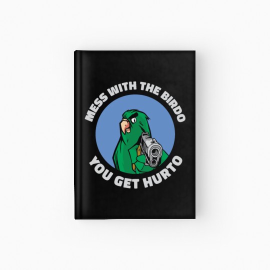 Bird Cartoon Birdwatching Bird Owner Hardcover Journal