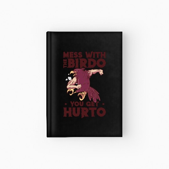 Bird Cartoon Birdwatching Bird Owner Hardcover Journal