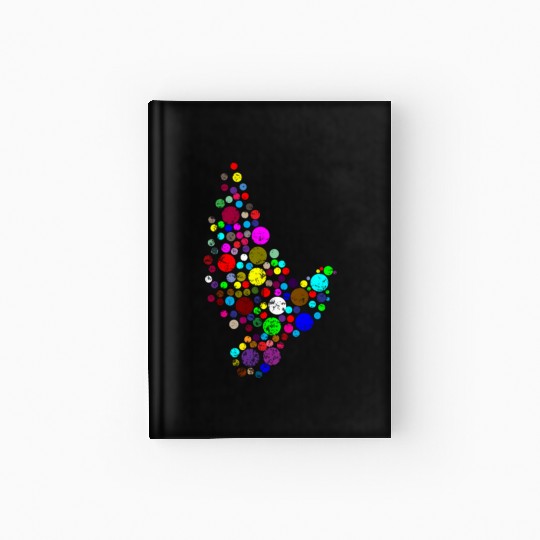 Bird Colourful bird Hardcover Journal