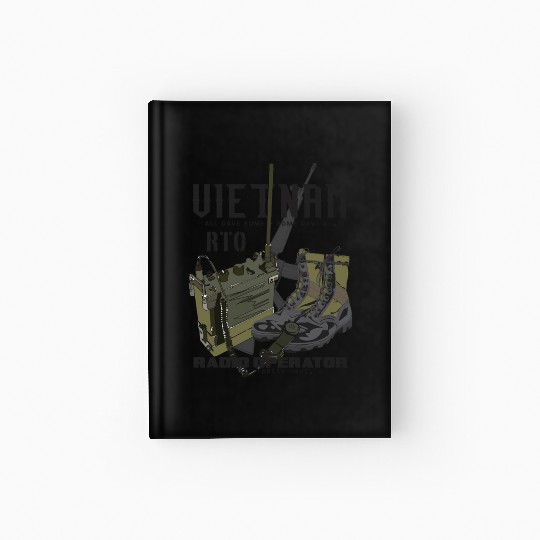 Vietnam Veteran Radio Operator Hardcover Journal