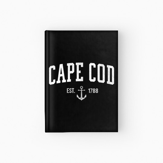 Cape Cod Massachusetts 1788 Nautical Look Hardcover Journal