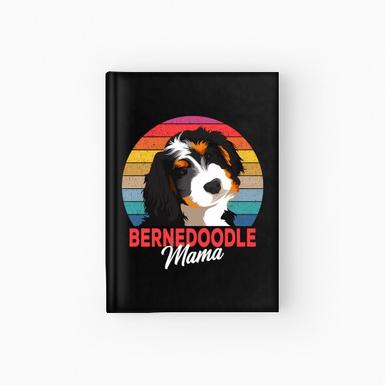 Bernedoodle Mama Dog Mom Owner Hardcover Journal