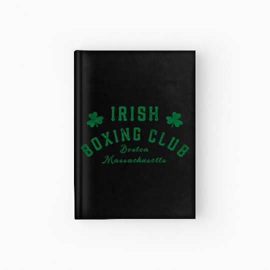 Irish Bong Club Boston Massachusetts Shamrock Hardcover Journal